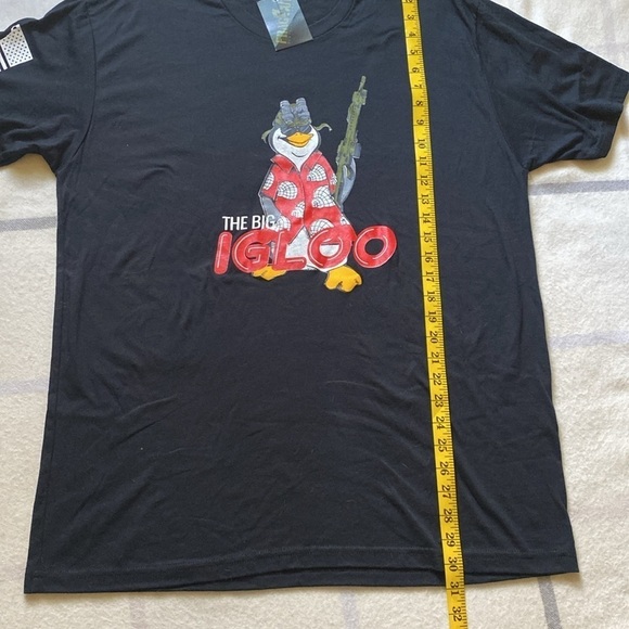 Black Tactical Penguin Graphic T-Shirt Men’s XL - Picture 9 of 9